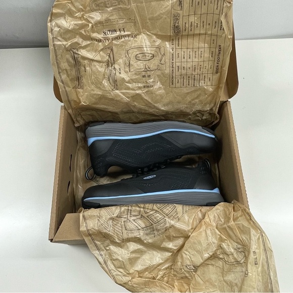 NIB Keen Womens Sparta 2 Black Aluminum Toe Work and Safety Sneakers Size 7 Wide - Picture 11 of 11
